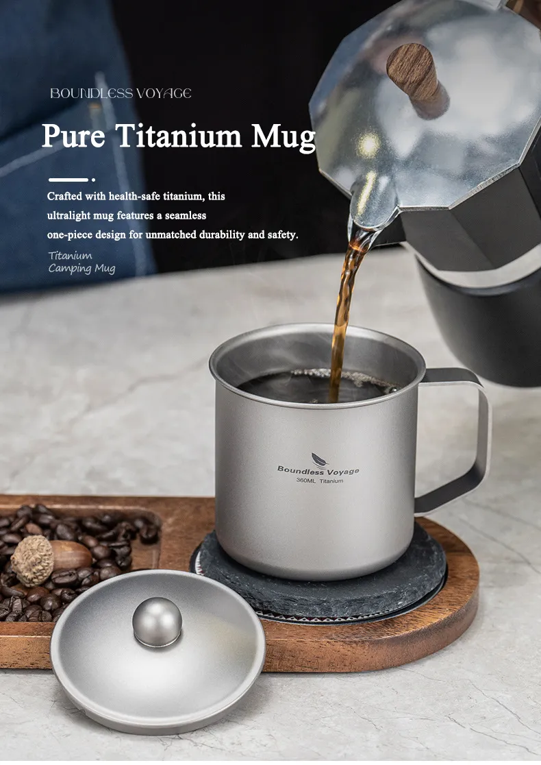 Titanium Camping Mug