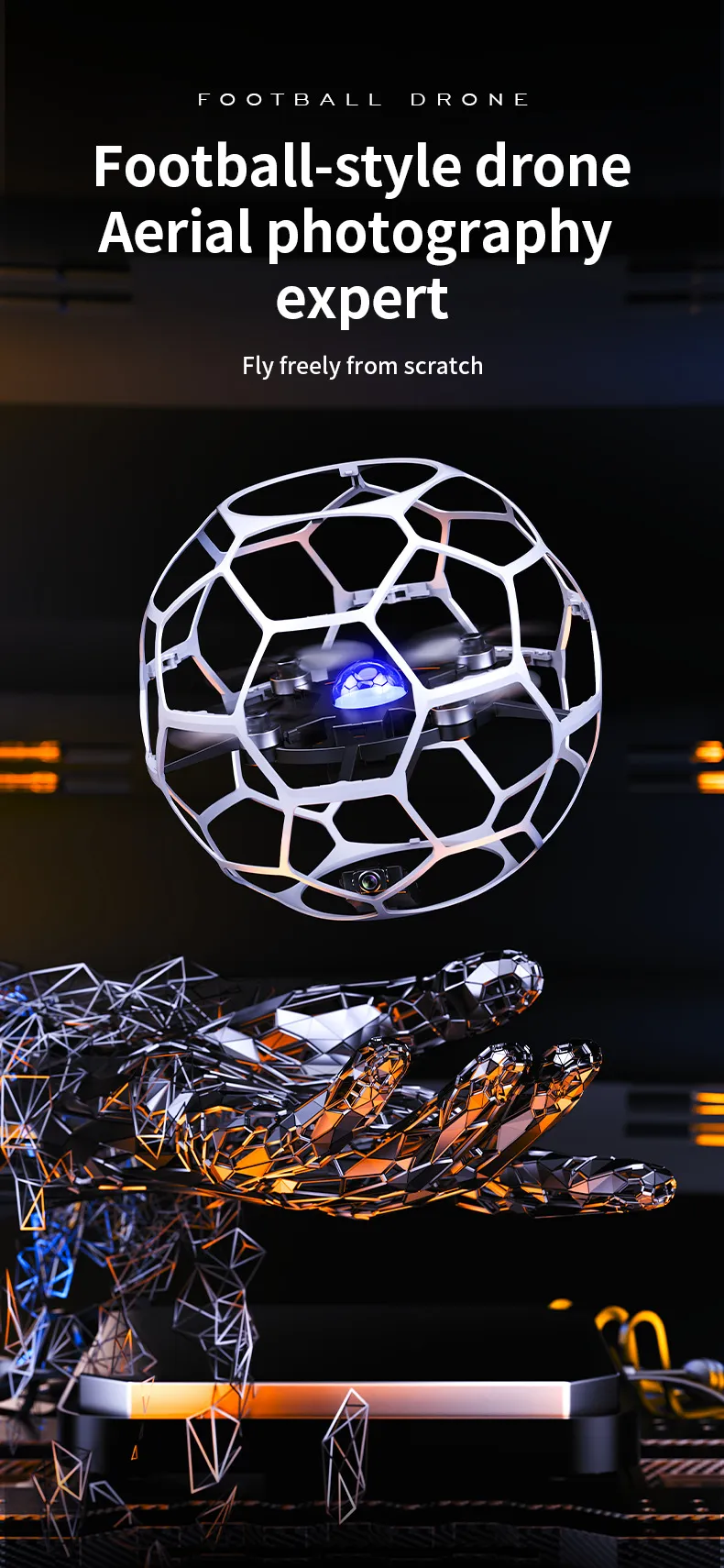 Soccer Frame Brushless Drone